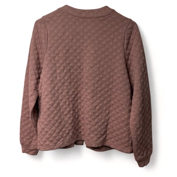 Madewell Womens Quilted Button-Up Cardigan Sweatshirt Small - Picture 2 of 15